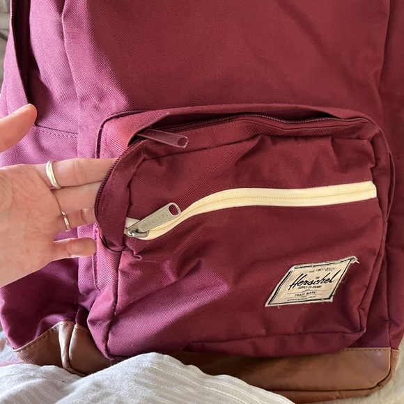 Herschel Burgundy Backpack - Picture 5 of 6